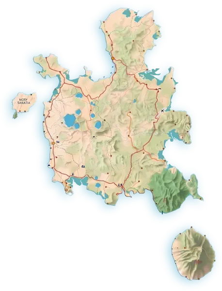 Carte nosy-be