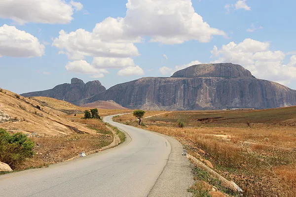 Massifs et plateaux de Madagascar.