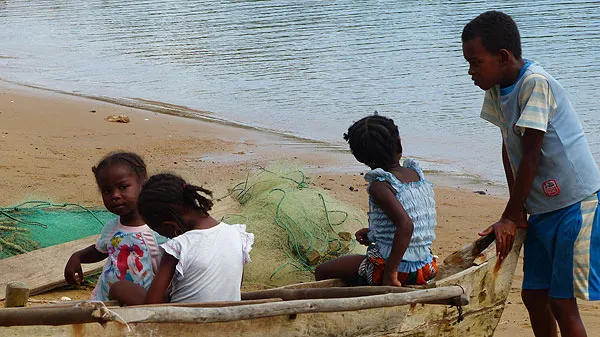 Ile de Nosy Be à Madagascar.